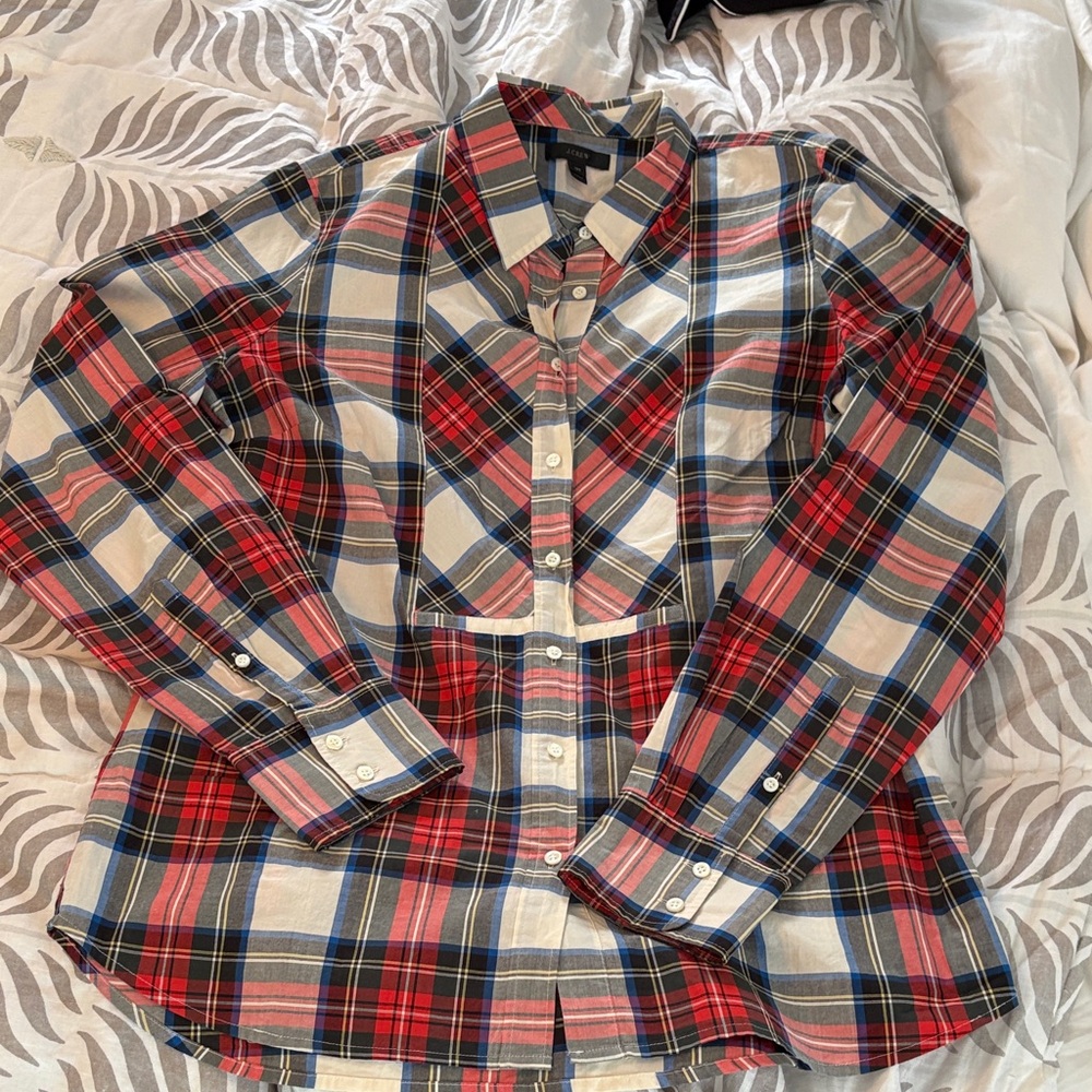 J. Crew Holiday Plaid Shirt